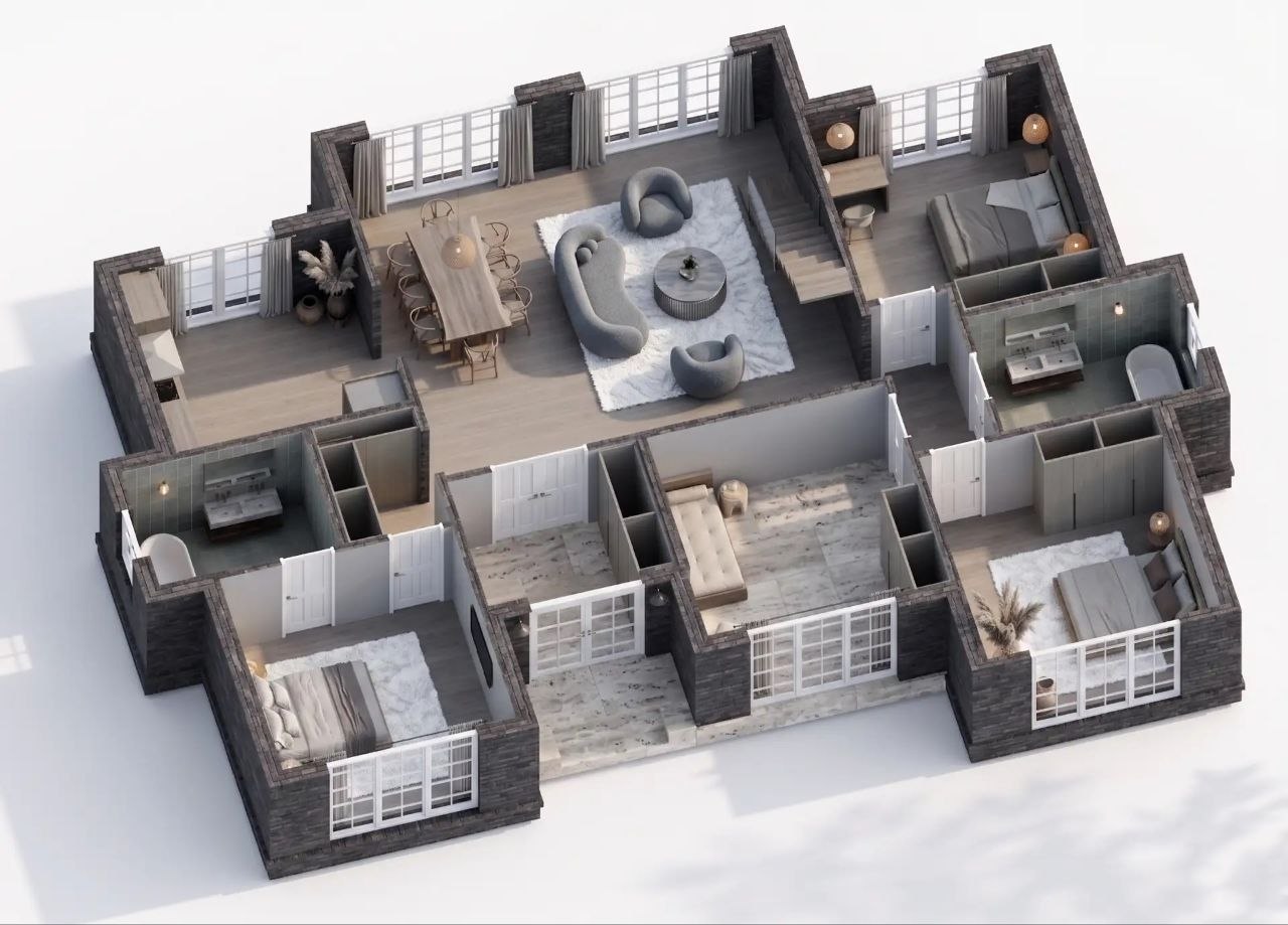 Главный ракурс дома